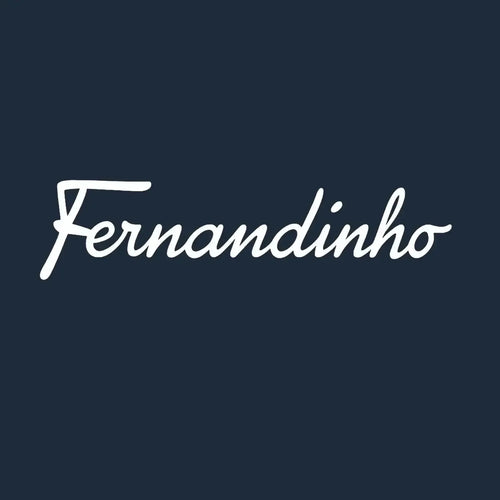 Fernandinho Logo Men's Hoodie – navy close-up detail shot of the Fernandinho Players Couture logo design