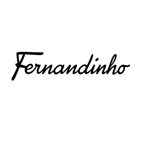 Fernandinho Logo Men's Hoodie – white close-up detail shot of the Fernandinho Players Couture logo design