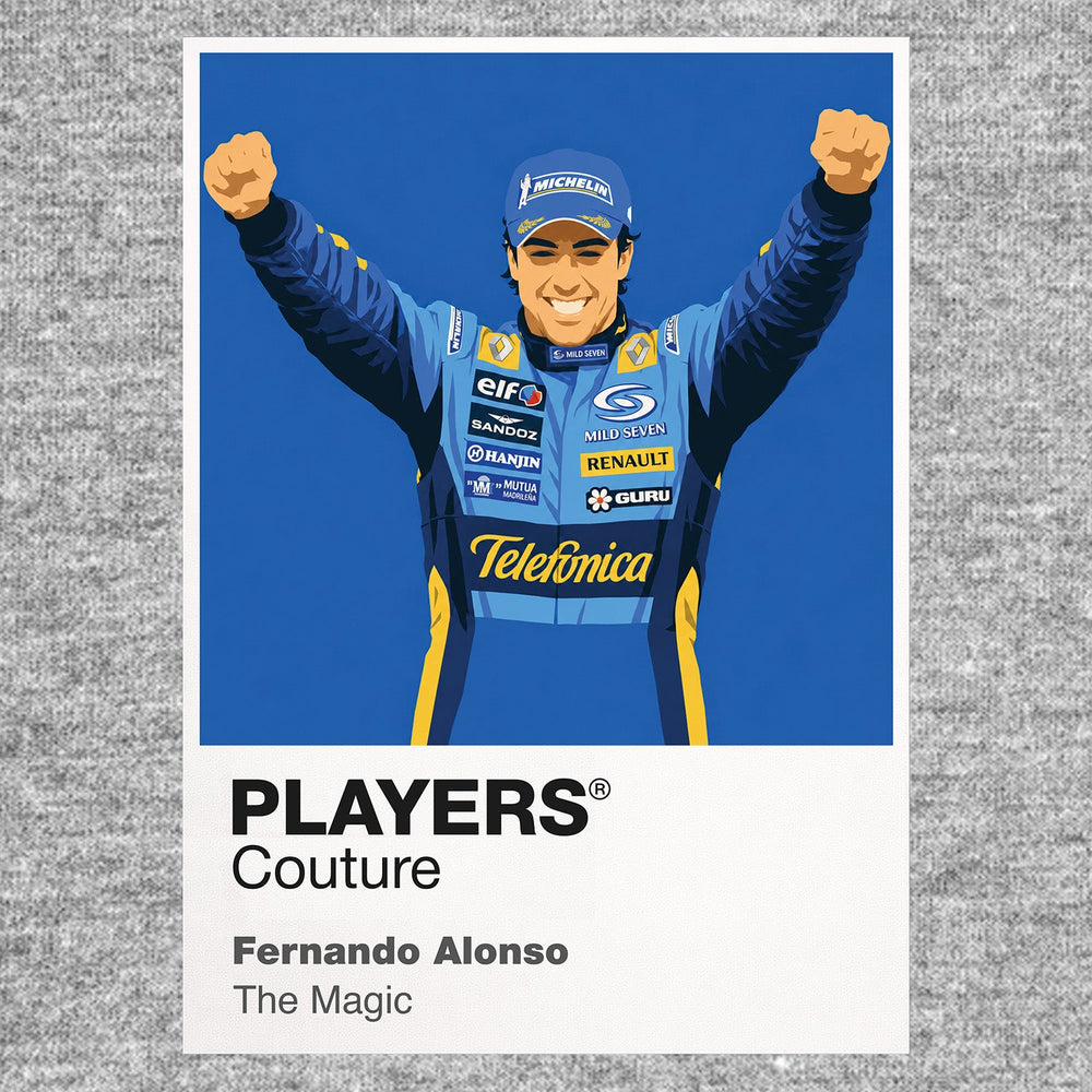 Fernando Alonso Formula 1 T-shirt – grey view