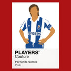 Fernando Gomes Porto Icon Frame Men's Hoodie — Red Artwork