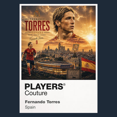 Fernando Torres Spain Atlas Frame artwork by Players Couture