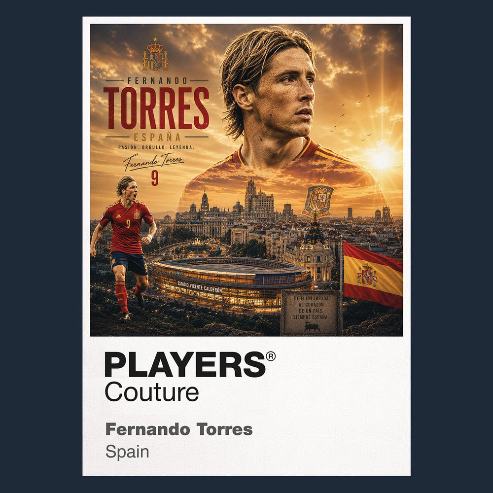 Fernando Torres Spain Atlas Frame artwork by Players Couture