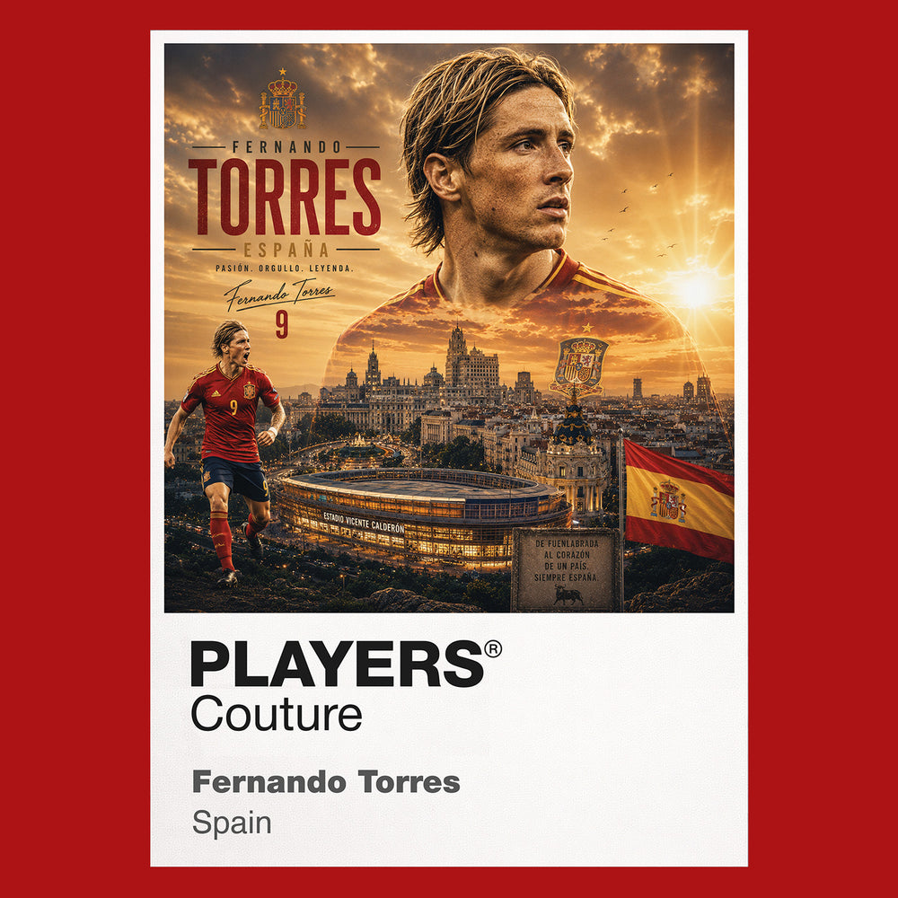 Fernando Torres Spain Atlas Frame artwork by Players Couture