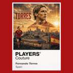 Fernando Torres Spain Atlas Frame artwork by Players Couture