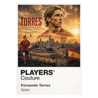Fernando Torres Spain Atlas Frame artwork by Players Couture