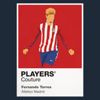 Fernando Torres Atletico Madrid Icon Frame — Navy