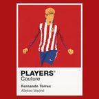 Fernando Torres Atletico Madrid Icon Frame — Red