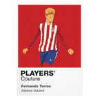 Fernando Torres Atletico Madrid Icon Frame — White