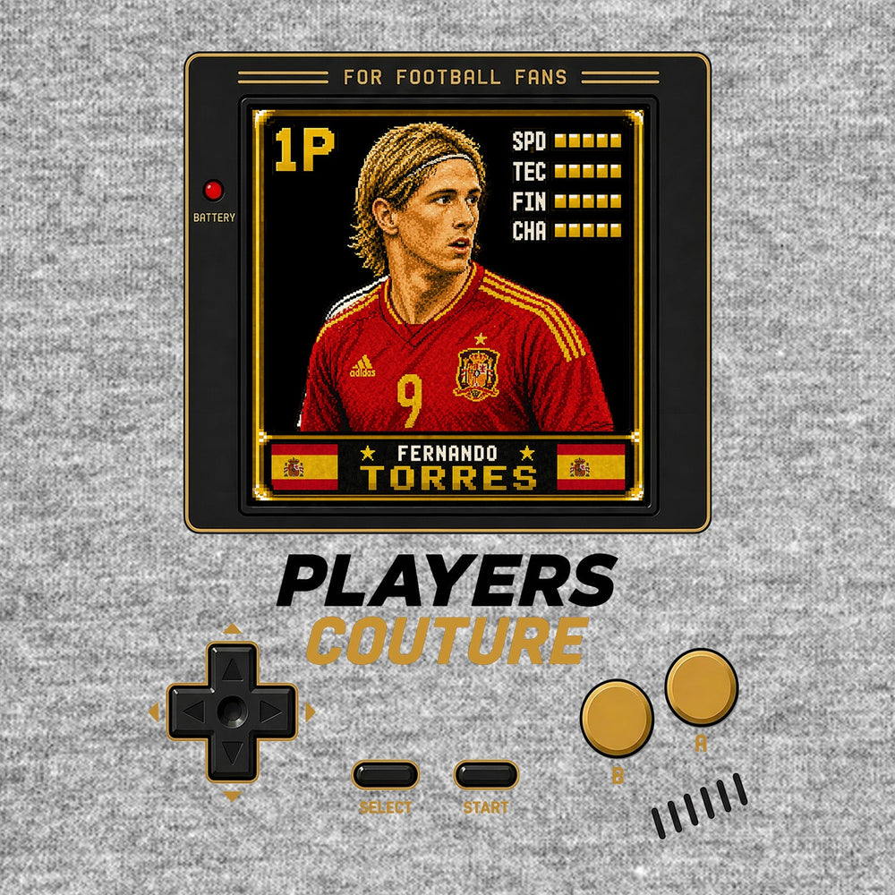 Fernando Torres Legend 8-Bit Men's Hoodie - image 9
