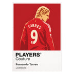 Fernando Torres Liverpool Icon Frame — White