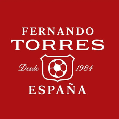 Fernando Torres Logo Kids Hoodie – red close-up detail shot of the Fernando Torres Players Couture logo design