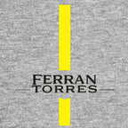 Ferran Torres Logo Players Couture Men's Casual Hoodie - Navy / S | Barcelona, Fashion Collection, Football, Hoodies, Manchester City, Men's, Spain, Valencia, Volume 1