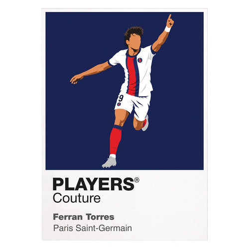 Ferran Torres PSG Icon Frame artwork on white