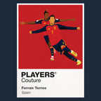 Ferran Torres Spain Icon Frame - Icon Design