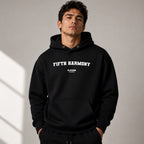 fifth-harmony name-print hoodie - black