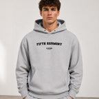 fifth-harmony name-print hoodie - grey