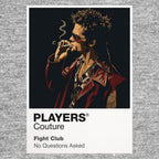 Fight Club the Narrator and Tyler Durden against the film's bruised, nocturnal underground world Icon Frame artwork in grey