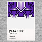 Fiorentina Away Classic Football Shirt Colours Frame Men's Hoodie