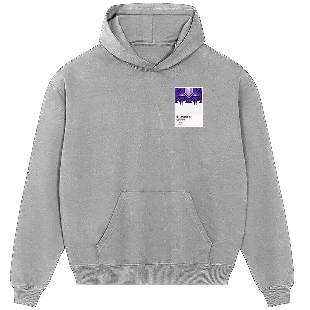 Fiorentina Away Classic Football Shirt Colours Frame Men's Hoodie