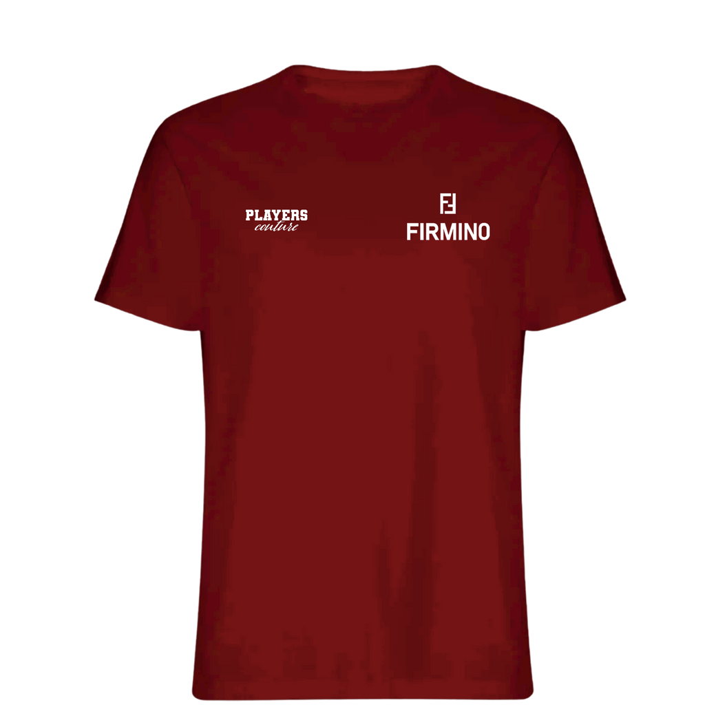 Roberto Firmino Logo Players Couture Mens T-Shirt Red