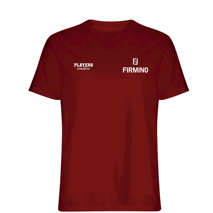 Roberto Firmino Logo Players Couture Mens T-Shirt Red
