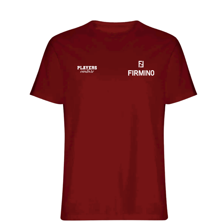 Roberto Firmino Logo Players Couture Mens T-Shirt Red