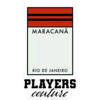 Flamengo t-shirt – white men's t-shirt with black Flamengo letters and Players Couture logo on the chest