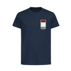 Flamengo Monopoly Card t-shirt – red men's t-shirt with white Flamengo Monopoly Card letters and Players Couture logo on the