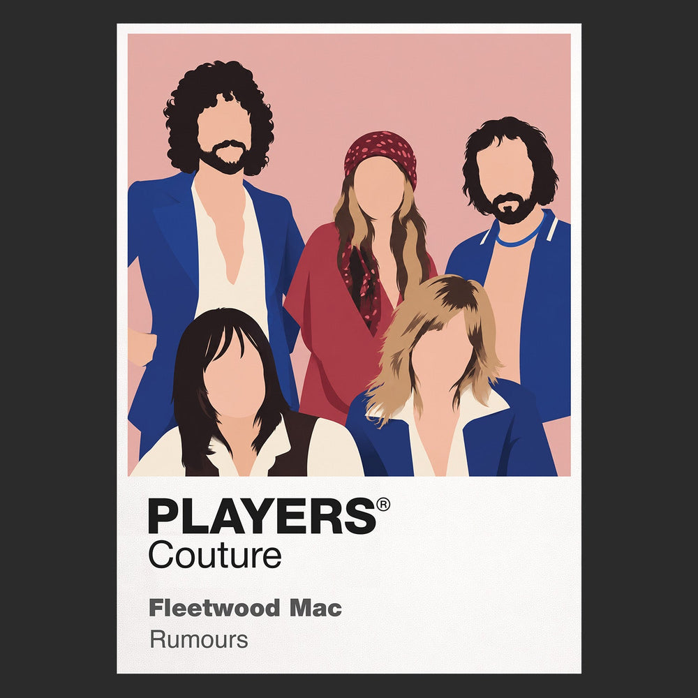 Fleetwood Mac the harmonies, personalities and styling of Fleetwood Mac's classic line-up Icon Frame artwork in black
