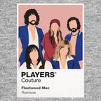Fleetwood Mac Fleetwood Mac's classic five-member line-up and Rumours-era visual identity Icon Frame artwork in grey