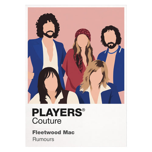 Fleetwood Mac the harmonies, personalities and styling of Fleetwood Mac's classic line-up Icon Frame artwork on white