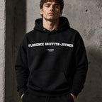 florence-griffith-joyner name-print hoodie - black