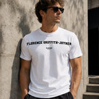 Florence Griffith Joyner white men's T-shirt lifestyle photograph 25
