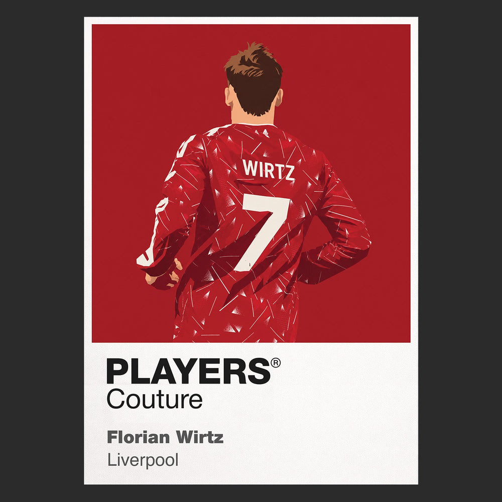 Florian Wirtz Liverpool Icon Frame Kids Hoodie — Black Artwork