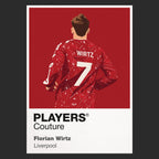 Florian Wirtz Liverpool Icon Frame Kids Hoodie — Black Artwork