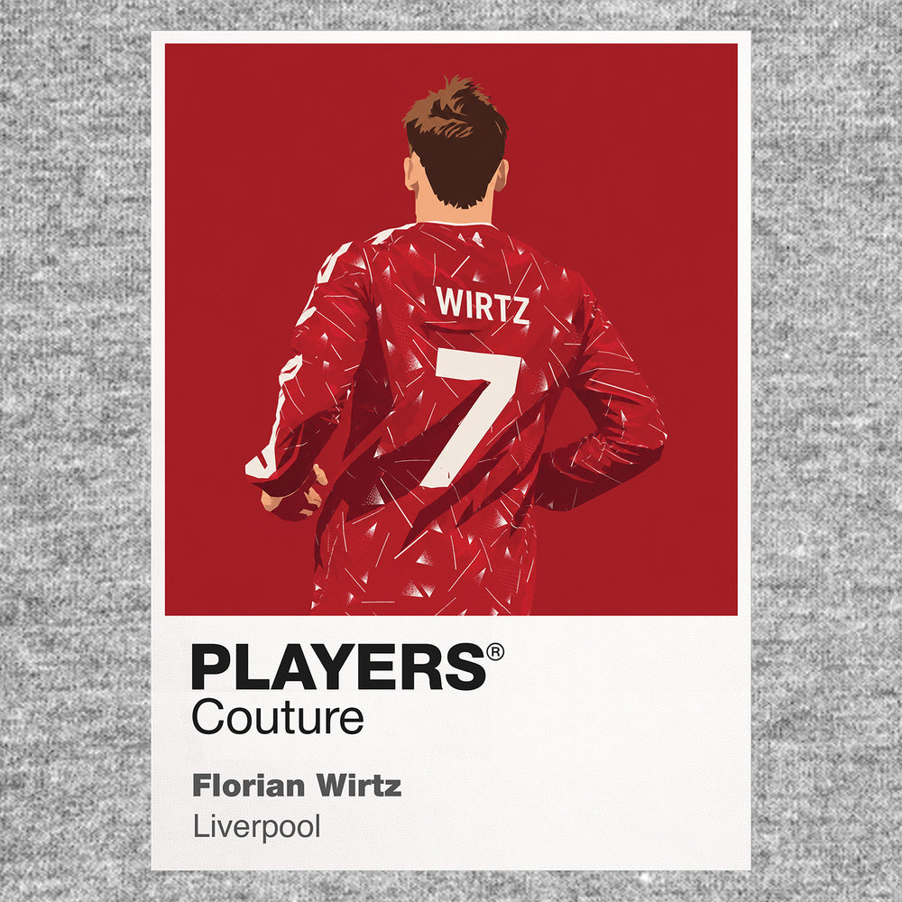 Florian Wirtz Liverpool Icon Frame — Gray