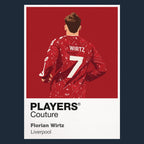 Florian Wirtz Liverpool Icon Frame Kids Hoodie — Navy Artwork