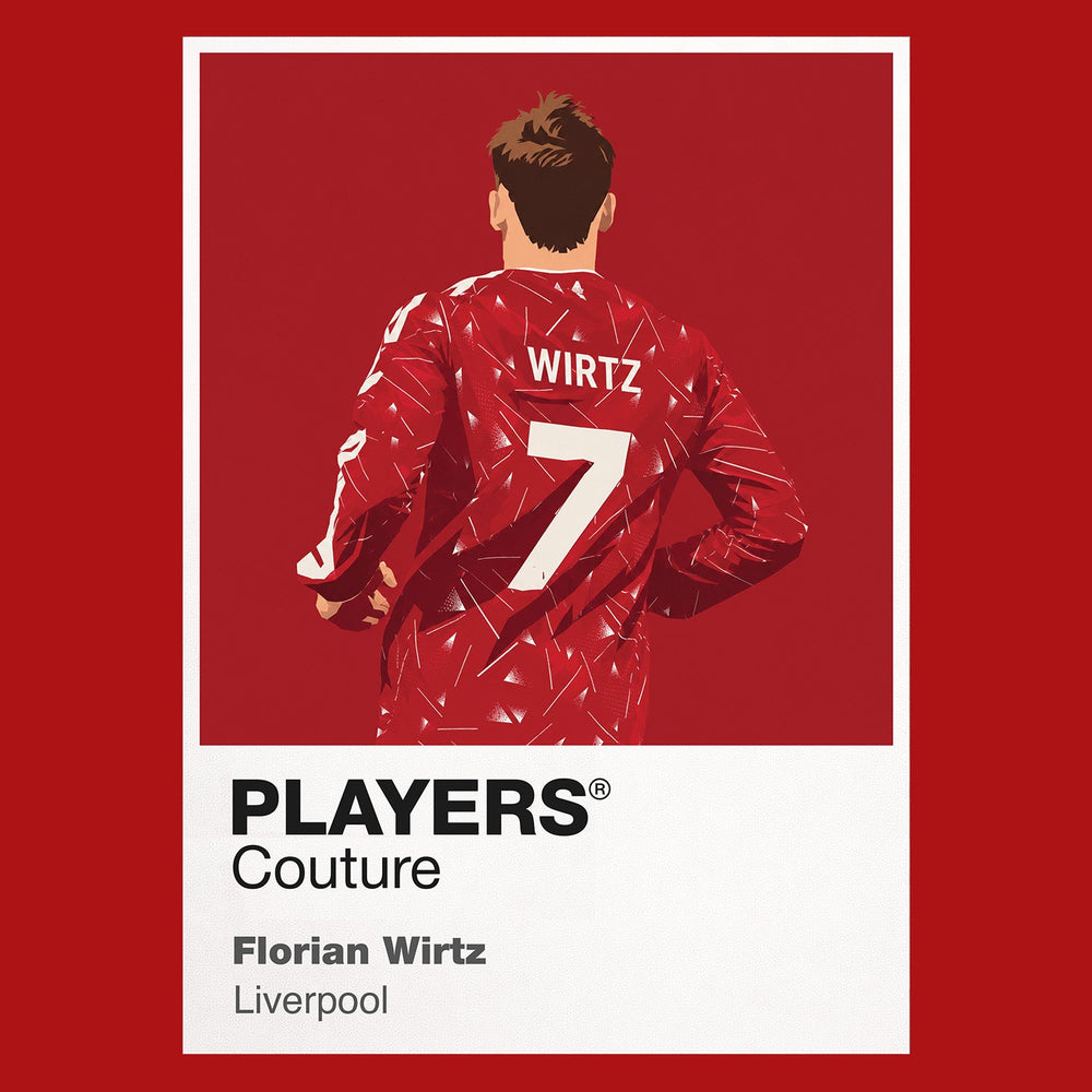 Florian Wirtz Liverpool Icon Frame Kids Hoodie — Red Artwork