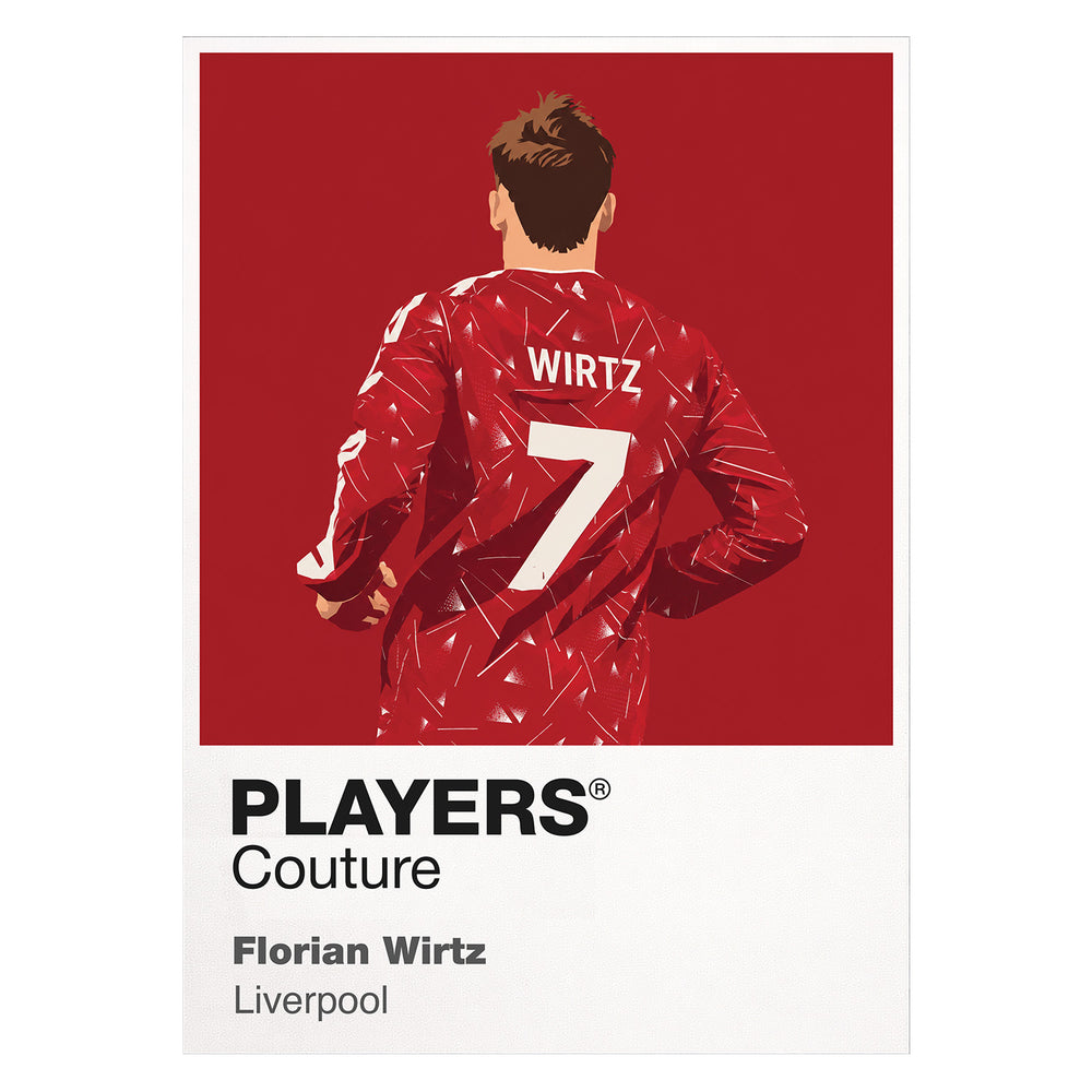 Florian Wirtz Liverpool Icon Frame — White