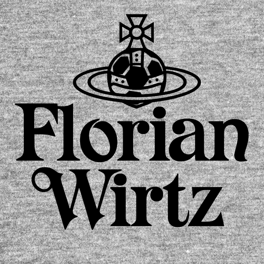 Florian Wirtz Logo Players Couture Men's Casual Hoodie Gray