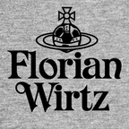 Florian Wirtz Logo Players Couture Men's Casual Hoodie Gray