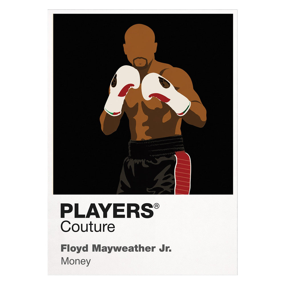 Floyd Mayweather Jr Boxing Icon Frame - Icon Design