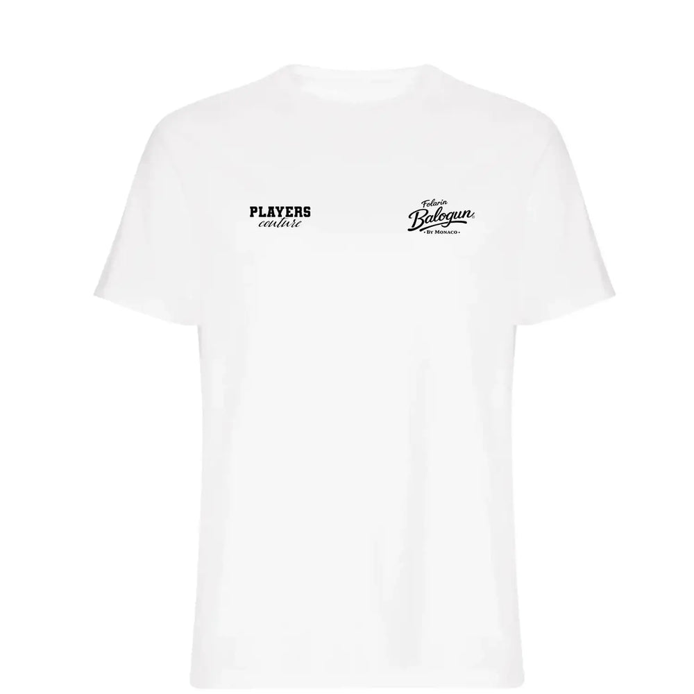 Folarin Balogun Logo Players Couture Mens T-Shirt - White / S | Fashion Collection, Football, Men's, MIddlesbrough, Monaco, Rennes, T-Shirts, USA, Volume 1