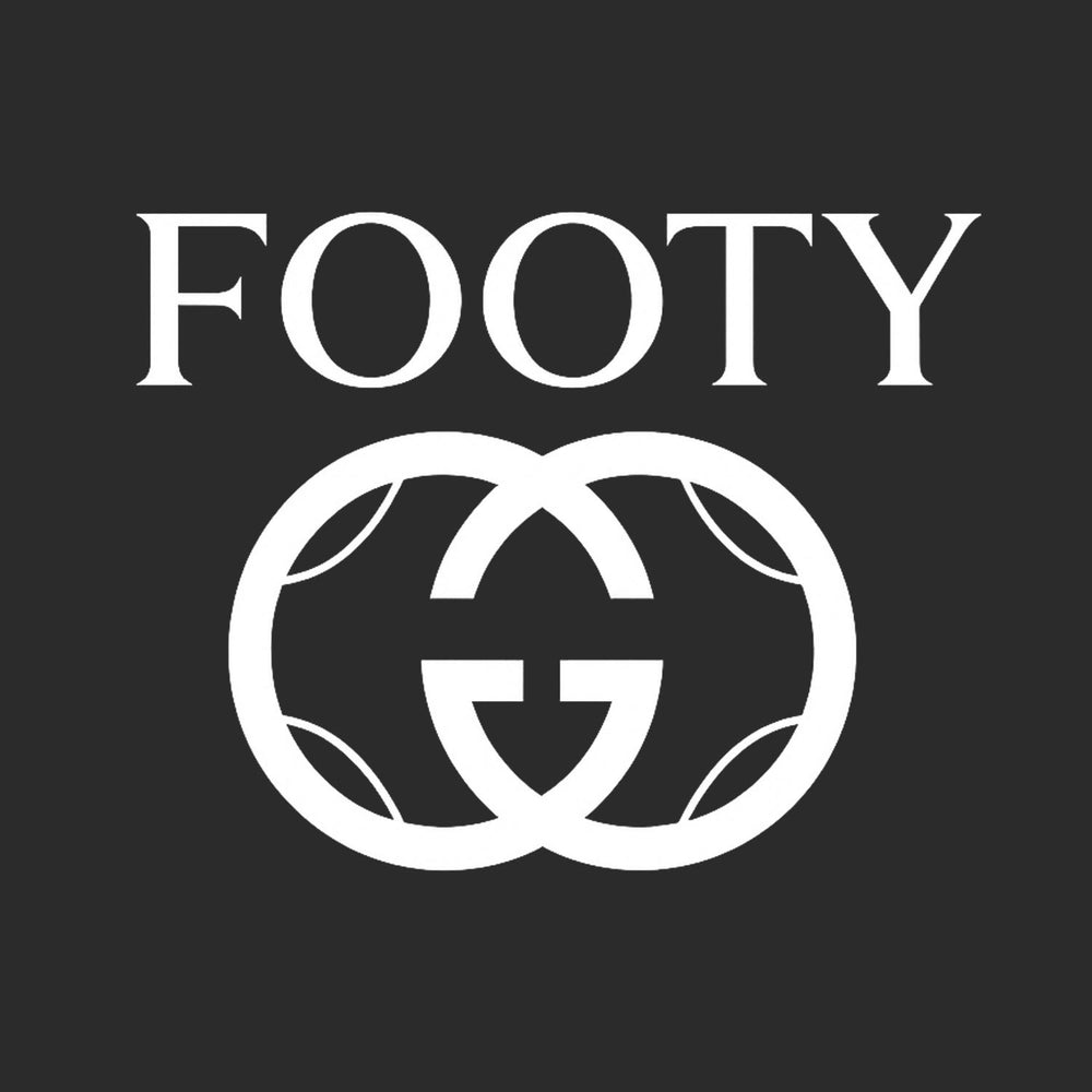 Footy Logo 2 Players Couture Men's Casual Hoodie