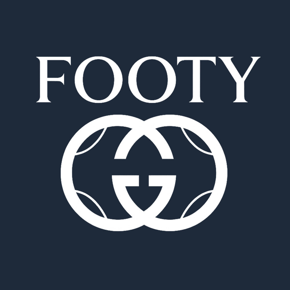 Footy Logo 2 Players Couture Men's Casual Hoodie