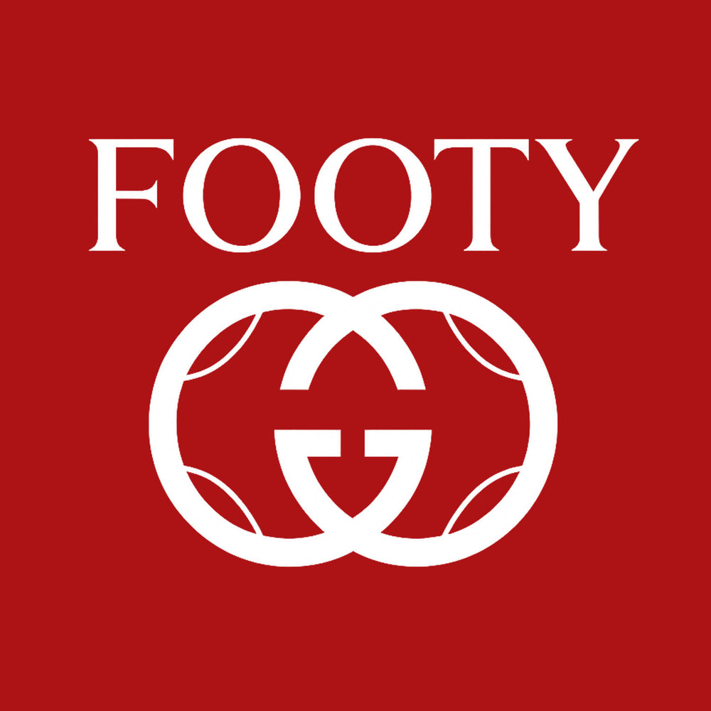 Footy Logo 2 Players Couture Men's Casual Hoodie