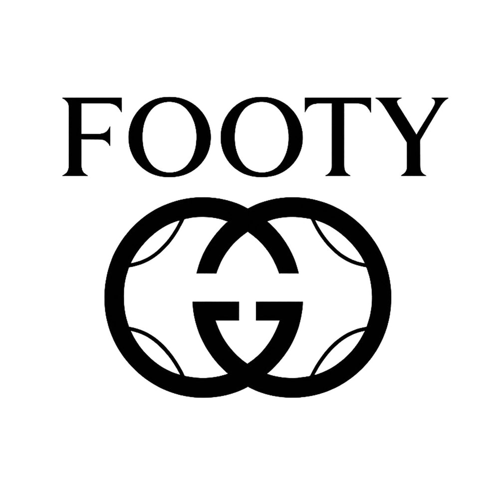 Footy Logo 2 Players Couture Men's Casual Hoodie