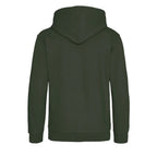 Essentials Collection hoodie – forest kids' hoodie with white Essentials Collection letters and Players Couture logo on the