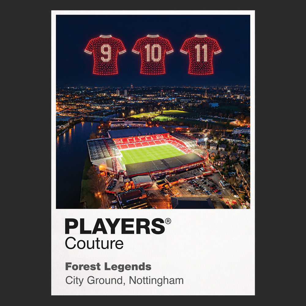 Nottingham Forest Legends Icons in Lights Frame - Icon Design