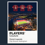 Nottingham Forest Legends Icons in Lights Frame - Icon Design (View 8)